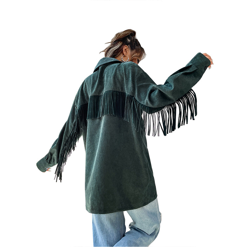 Jackets & Coats | The Suede Fringe Shirt Jacket  –  Womens Jackets & Coats Jackets & Coats