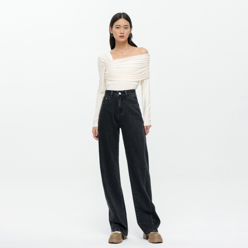 Jeans | Luna Pieced Jeans: High Rise Curved Taper  –  Womens Jeans Jeans