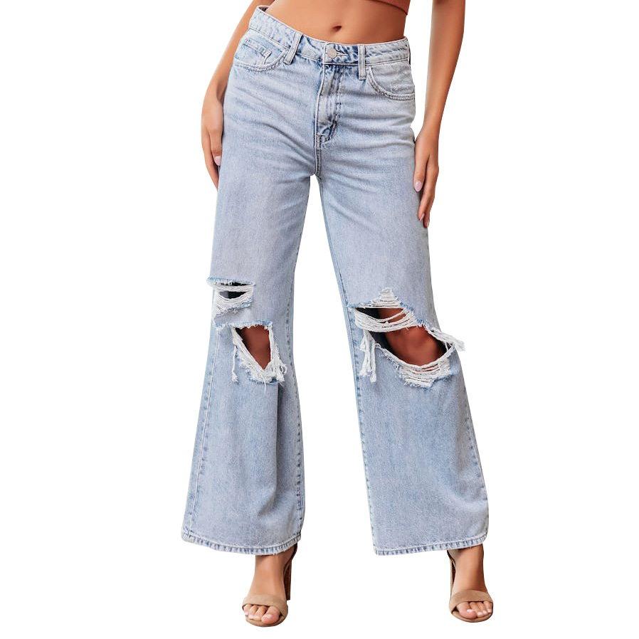 Jeans | Ribcage Wide Leg Jeans  –  Womens Jeans Jeans