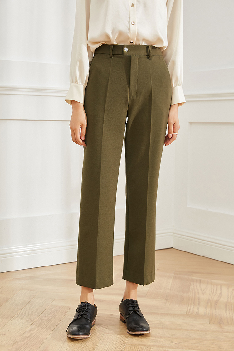 Pants | Credo Wool & Silk Bootcut Trousers  –  Womens Pants Pants